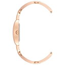 アンクライン レディース 腕時計 アクセサリー Women's Rose Gold-Tone Alloy Open Link Bracelet Watch, 33mm Rose Gold-Tone