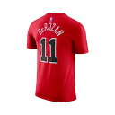 ナイキ レディース Tシャツ トップス Men's DeMar DeRozan Red Chicago Bulls Icon 2022/23 Name and Number Performance T-shirt Red