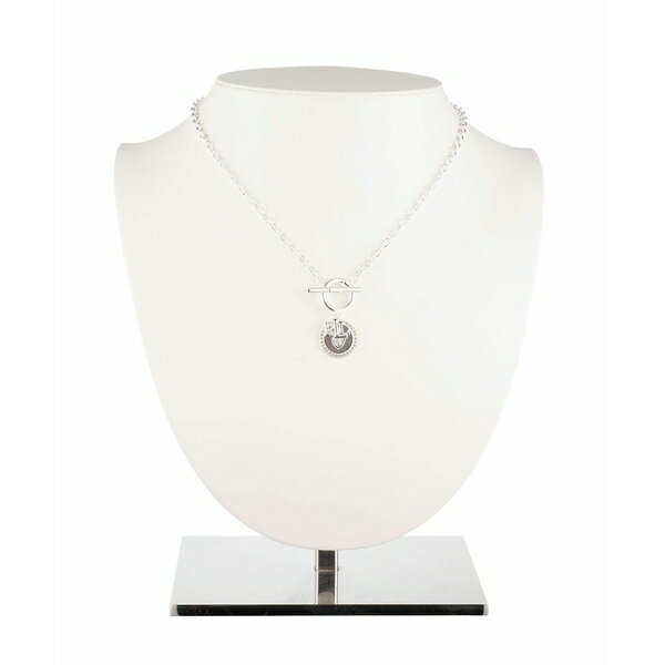 t[ fB[X lbNXE`[J[Ey_ggbv ANZT[ Cubic Zirconia Charm Collar Necklace in Sterling Silver Sterling Silver