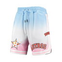 vX^_[h fB[X JWApc {gX Men's Blue, Pink Houston Astros Team Logo Pro Ombre Shorts Blue, Pink