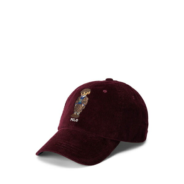 ラルフローレン POLO RALPH LAUREN メンズ 帽子 アクセサリー POLO BEAR CORDUROY BALL CAP Maroon