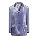 【送料無料】 マルニ レディース ジャケット&ブルゾン アウター Blazers Purple