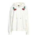 【送料無料】 ピンコ レディース パーカー・スウェットシャツ アウター Sweatshirts White