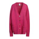 【送料無料】 ヴェトモン レディース カーディガン アウター Cardigans Pink