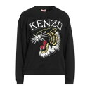 【送料無料】 ケンゾー レディース パーカー・スウェットシャツ アウター Sweatshirts Black