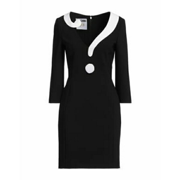 【送料無料】 モスキーノ レディース ワンピース トップス Mini dresses Black