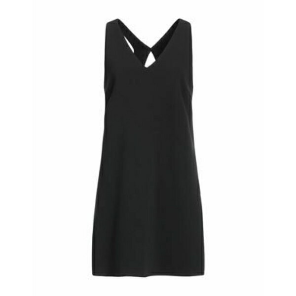 【送料無料】 ピンコ レディース ワンピース トップス Mini dresses Black