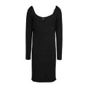 【送料無料】 ピンコ レディース ワンピース トップス Mini dresses Black