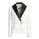 【送料無料】 アレクサンドル・ボーティエ レディース ジャケット&ブルゾン アウター Blazers White