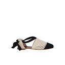 カスタニエール レディース パンプス シューズ Gretel Ivory/black Espadrilles White