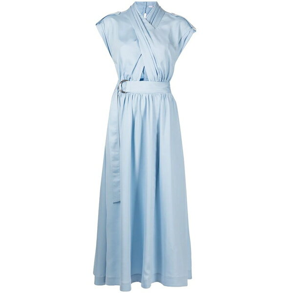 デレクラムテンクロスバイ レディース ワンピース トップス Celeste maxi wrap dress baby blue