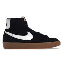 Nike ナイキ レディース スニーカー 【Nike Blazer Mid 77 Black White Gum (Women's)】 サイズ US_5.5(22.5cm) Black/White-Gum Medium Brown(4)