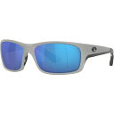 コスタデルマール レディース サングラス＆アイウェア アクセサリー Costa Del Mar Jose Pro Polarized Sunglasses Silver Metallic/Blue Mirror