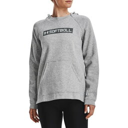 アンダーアーマー レディース ランニング スポーツ Under Armour Women's Softball Hoodie Grey