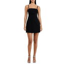 フレンチコネクション レディース ワンピース トップス Women's Whisper Ruth Bow Mini Dresss Blackout