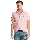 ラルフローレン メンズ シャツ トップス Men's Classic-Fit Short-Sleeve Oxford Shirt Pink