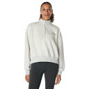 スウェッティベティ レディース パーカー・スウェットシャツ アウター Revive Crop Half Zip Ice Grey Marl