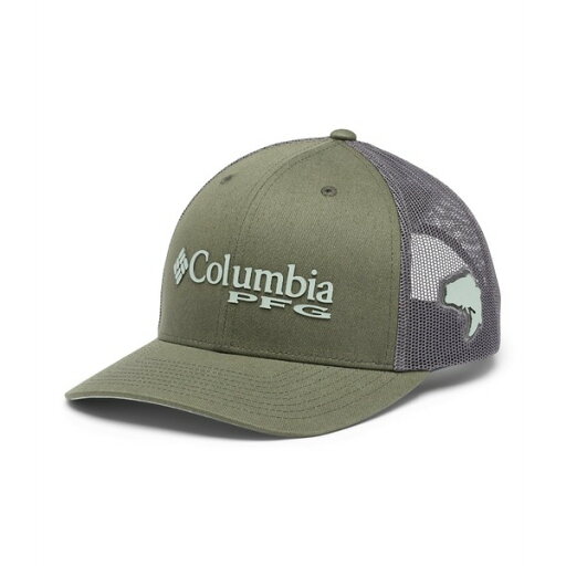 コロンビア メンズ 帽子 アクセサリー PFG Logo Mesh Snap Back Cypress/Cool Green/Bass コロンビア メンズ 帽子 アクセサリー PFG Logo Mesh Snap Back Cypress/Cool Green/Bass