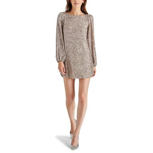 スティーブ マデン レディース ワンピース トップス Delorean Dress Silver スティーブ マデン レディース ワンピース トップス Delorean Dress Silver