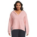 モッドドック レディース パーカー・スウェットシャツ アウター Long Sleeve Boxy Hoodie Rosebud