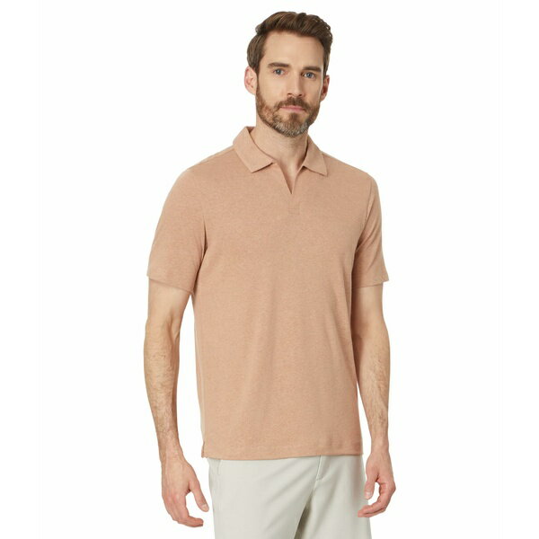󥹥ȥ󥢥ɥޡե   ȥåץ Linen V-Neck Polo Melon