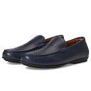 ステイシーアダムス メンズ スリッポン・ローファー シューズ Conroy Moc Toe Driver Navy