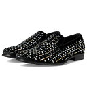 ステイシーアダムス メンズ スリッポン・ローファー シューズ Stallford Rhinestone Slip-On Black Multi
