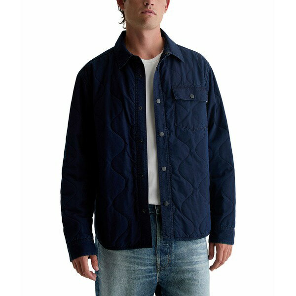エージージーンズ メンズ ジャケット&ブルゾン アウター Roy Quilted Jacket Bespoke