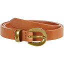 メイドウェル レディース ベルト アクセサリー Chunky Buckle Skinny Leather Belt Desert Camel
