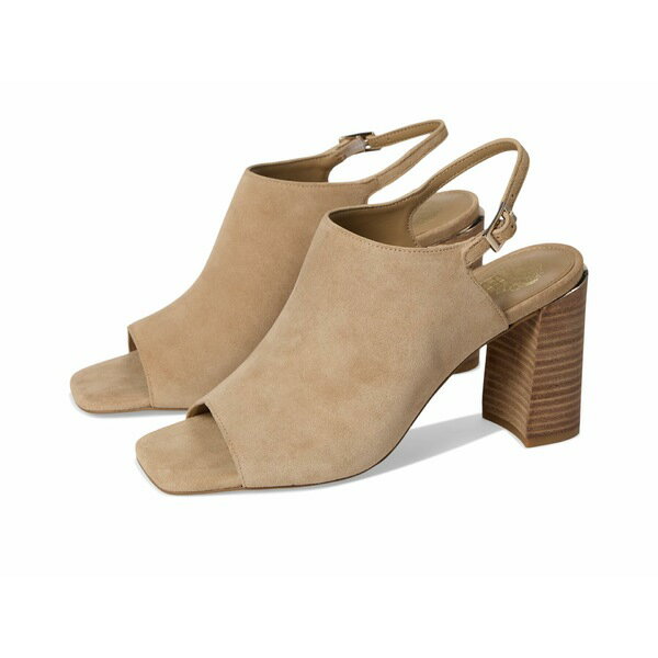 ヴィンスカムート レディース ヒール シューズ Haliza Peep Toe Block Heel Sandal Tortilla