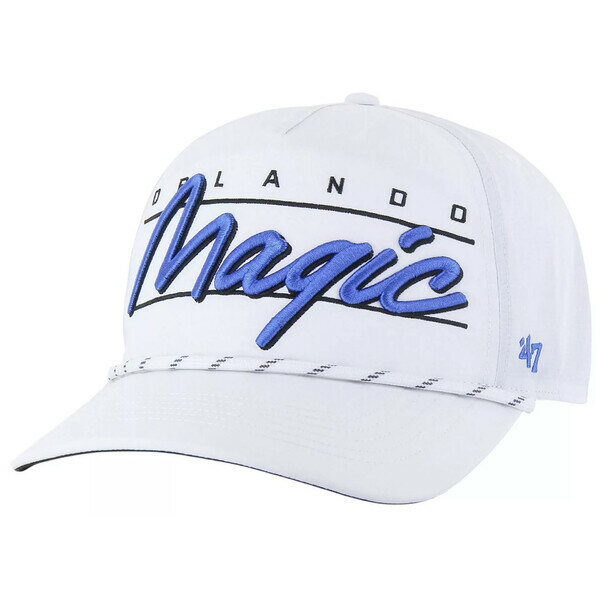 フォーティーセブン メンズ 帽子 アクセサリー '47 Adult Orlando Magic White Condor Hitch Adjustable Hat -