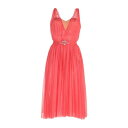 エリザベスフランキ レディース ワンピース トップス Midi dresses Coral