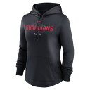 ナイキ レディース パーカー・スウェットシャツ アウター Cleveland Guardians Nike Women's Authentic Collection Pregame Performance Pullover Hoodie Navy