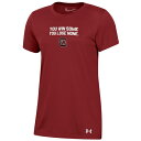 A_[A[}[ fB[X TVc gbvX South Carolina Gamecocks Under Armour 2024 NCAA Women's Basketball National Champions Fitted Women's Parade TShirt Garnet