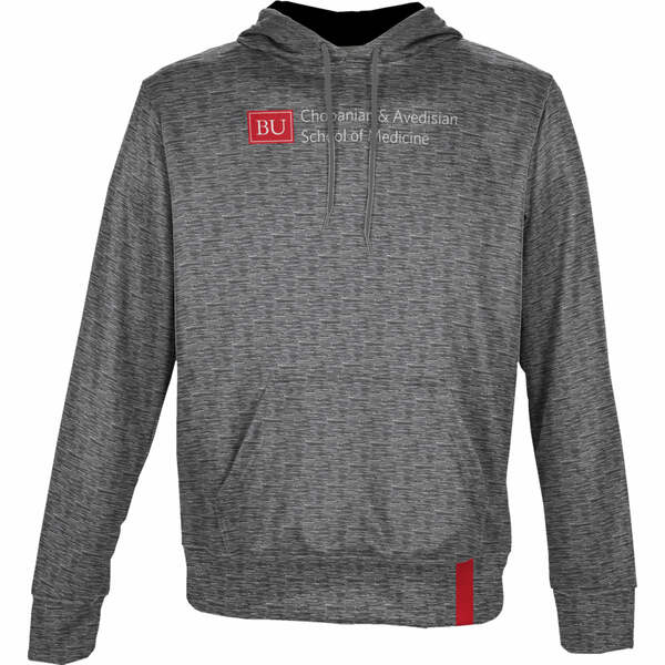 プロスフィア メンズ パーカー・スウェットシャツ アウター Boston University ProSphere Chobanian & Avedisian School of Medicine Pullover Hoodie Heather Gray