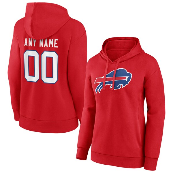 եʥƥ ǥ ѡåȥ  Buffalo Bills Fanatics Branded Women's Personalized Team Authentic Pullover Hoodie Red