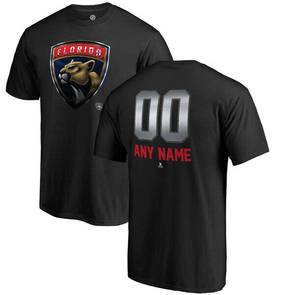 եʥƥ  T ȥåץ Florida Panthers Fanatics Branded Personalized Midnight Mascot TShirt Black