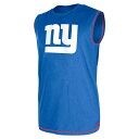 ニューエラ タンクトップ  メンズ ニューエラ メンズ Tシャツ トップス New York Giants New Era Tank Top Royal