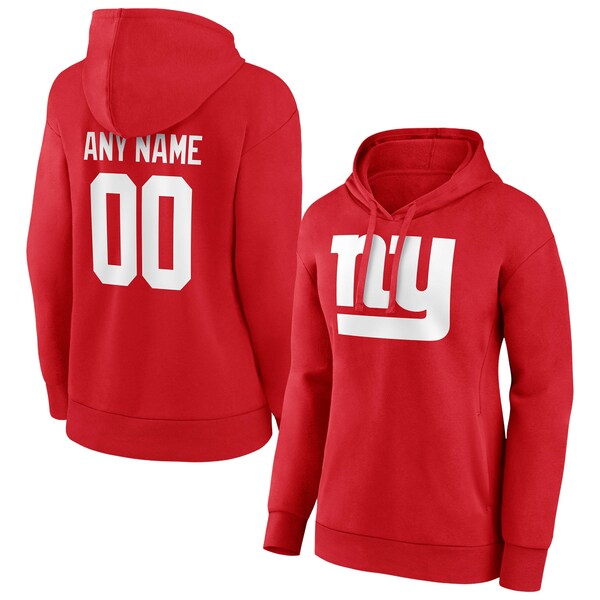 եʥƥ ǥ ѡåȥ  New York Giants Fanatics Branded Women's Personalized Team Authentic Pullover Hoodie Red