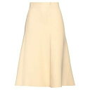 【送料無料】 ジル・サンダー レディース スカート ボトムス Midi skirts Yellow