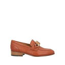 【送料無料】 カサディ レディース スリッポン・ローファー シューズ Loafers Brown