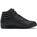 Reebok [{bN fB[X Xj[J[  Reebok Freestyle Hi  TCY US 6W(23cm) Triple Black (Women's)