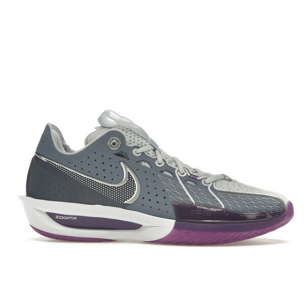 Nike ナイキ メンズ スニーカー 【Nike Air Zoom GT Cut 3 Be True to Her School】 サイズ US_M_4.5 Ashen Slate/Metallic Silver-Football Grey-Barely Grape