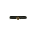 ベルサーチ VERSACE JEANS COUTURE ベルサーチ ベルト アクセサリー メンズ Belts Black