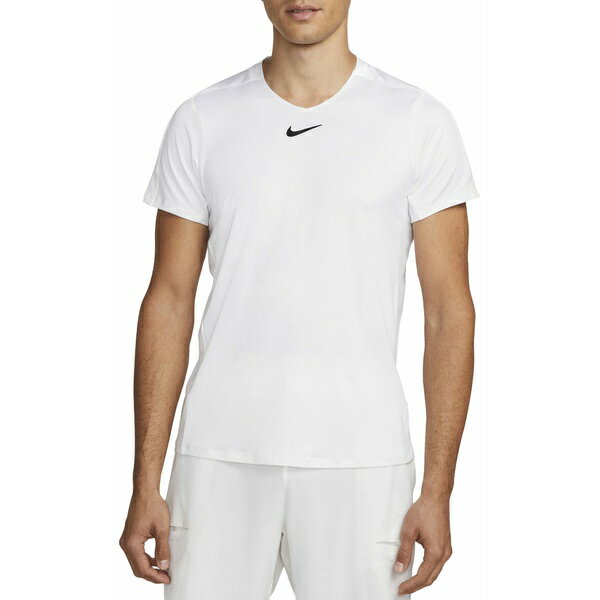 iCL Y Vc gbvX Nike Men's NikeCourt Dri-FIT Advantage Tennis Top White/Black