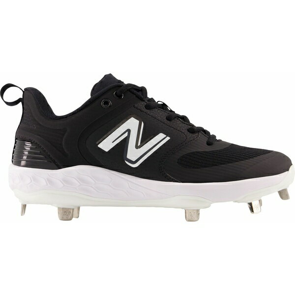 ニューバランス レディース 野球 スポーツ New Balance Women's VELO X Fresh Foam v3 Metal Fastpitch Softball Cleats Black