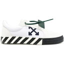 OFF-WHITE オフホワイト メンズ スニーカー 【OFF-WHITE Low Vulcanized Canvas Suede White Navy Blu...