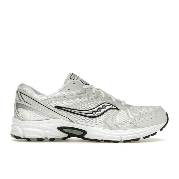Saucony サッカニー メンズ スニーカー 【Saucony Grid Ride Millennium White Silver】 サイズ US_6(24.0cm) White/Silver