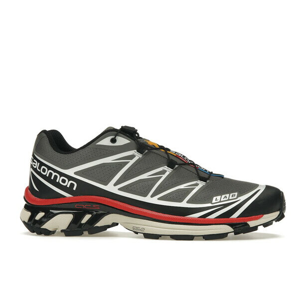 Salomon サロモン メンズ スニーカー 【Salomon XT-6 Pewter Aurora Red】 サイズ US_8.5(26.5cm) Pewter/Black/Aurora Red