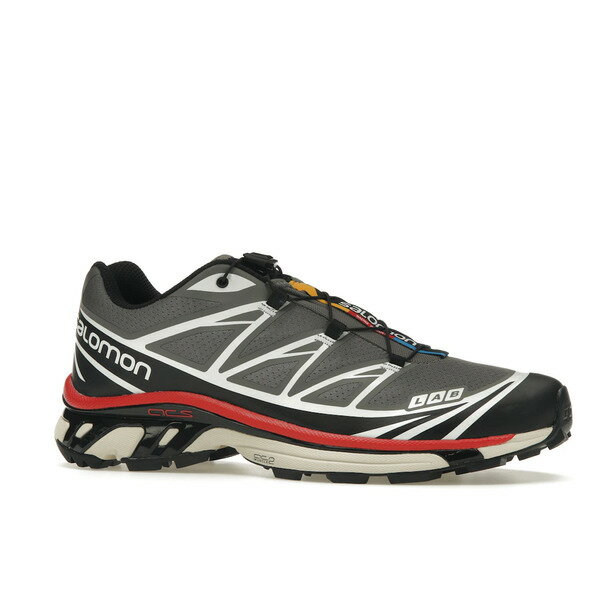 Salomon サロモン メンズ スニーカー 【Salomon XT-6 Pewter Aurora Red】 サイズ US_8.5(26.5cm) Pewter/Black/Aurora Red